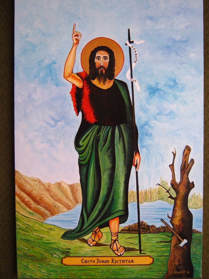 Sveti Jovan Krstitelj 70x45 cm.