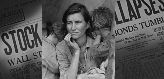 Florence Owens Thompson. She was an iconic image of the Great Depression. She’s 32 years old in this photo, Florence was a migrant worker in California in 1936. Here she is with her two children. She had seven.