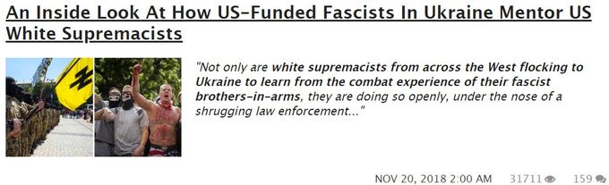  An Inside Look At How US-Funded Fascists In Ukraine Mentor US White Supremacists -    https://www.zerohedge.com/?page=2