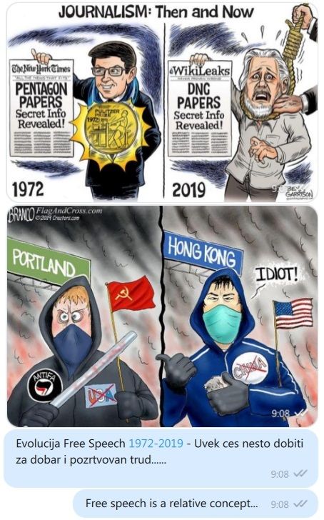 Journalism then and now - you always get something for meticulous search and diligence of reporting the truth.....and recognize paid unrest staged all over the world, because they do not make sense, as evidenced above....as in staged democracy...